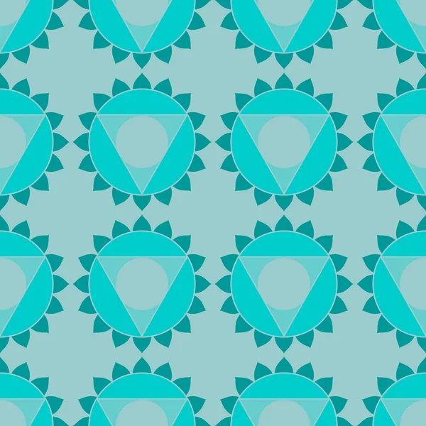 Ethnic sacred geometric seamless pattern — Stockvector