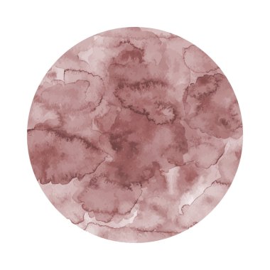 Vektör yuvarlak suluboya doku