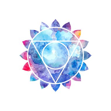 Chakra Vishuddha vector