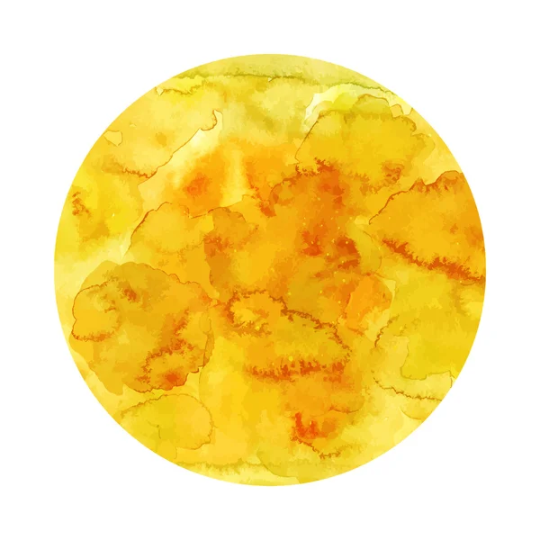Gelbes gold-Aquarell-Hintergrund — Stockvektor