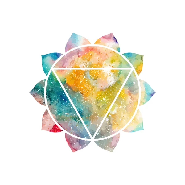 Vecteur de Chakra Manipura — Image vectorielle