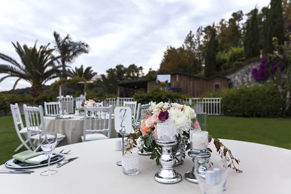 Hermosa boda establecida — Foto de Stock