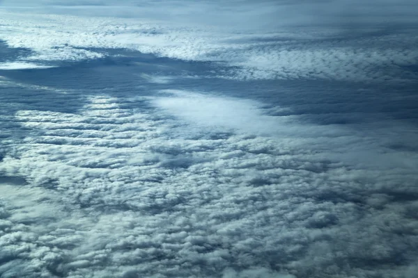 Clouds view from a plane window — Stock Photo, Image