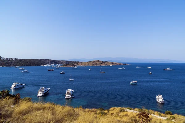 Hermoso panorama de la famosa ciudad turística de Bodrum —  Fotos de Stock