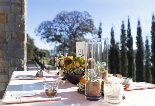 Impressionante organizzazione del matrimonio — Foto Stock