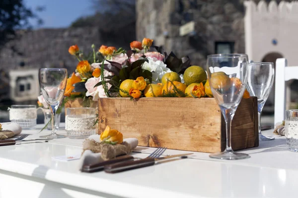 Impressive wedding setup — Stock Photo, Image