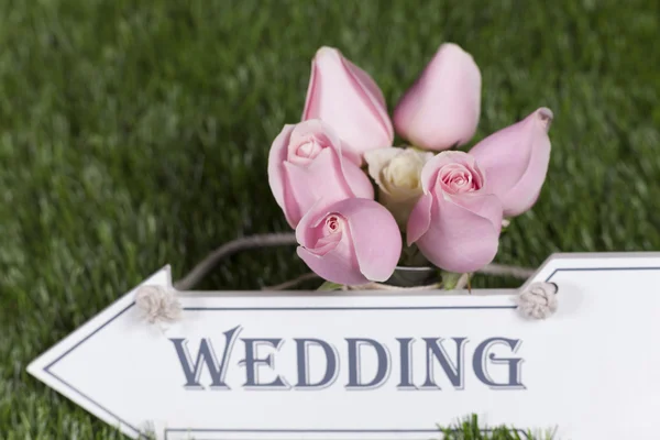 Indrukwekkende bruiloft setup — Stockfoto