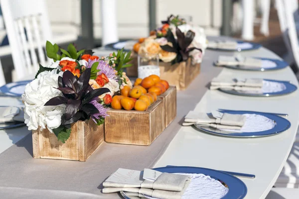 Impressive and beautiful wedding set up — Stock Photo, Image