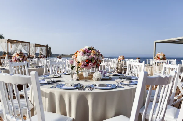 Impressive and beautiful wedding set up — Stock Photo, Image