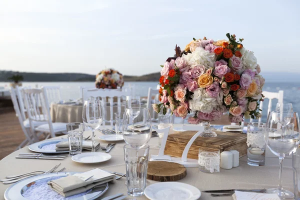 Impressive and beautiful wedding set up — Stock Photo, Image