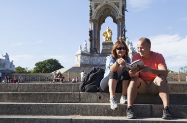 Londra,İngiltere'deki turistler.