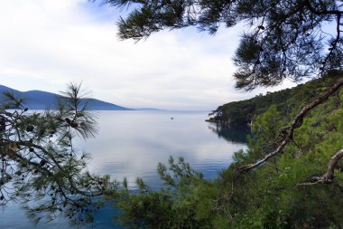 Akyaka dağlardan görüntülemek