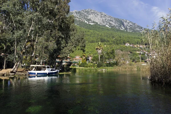 Vista de Gokova bordo de mar Mugla Turquia — Fotografia de Stock