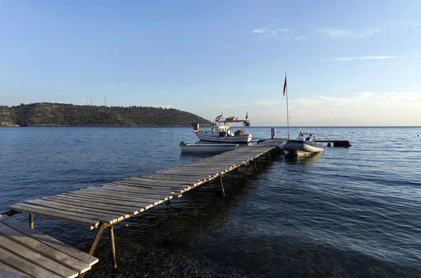 Widok z nadmorskim Gokova Mugla, Turcja — Zdjęcie stockowe