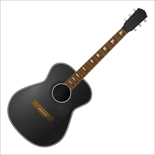 Guitarra acústica — Vetor de Stock