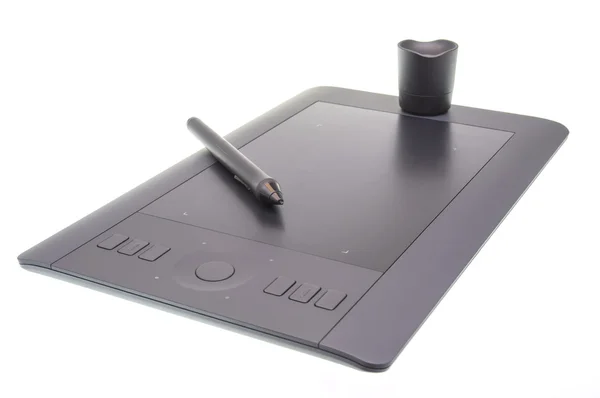 Graphic tablet with touchpad — Stock Photo, Image