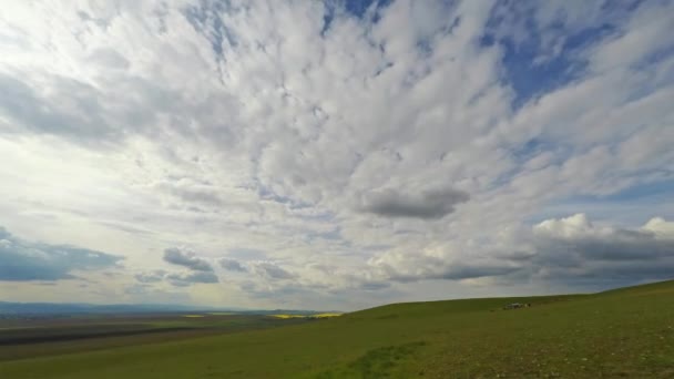 Land scène time-lapse — Stockvideo