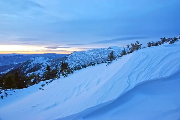 Winter on the mountain — Stock Photo, Image