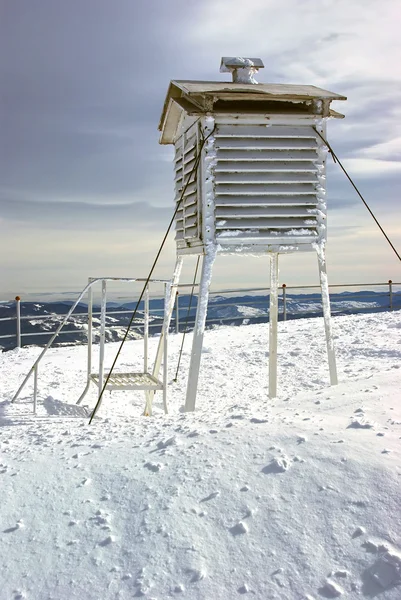 Station météo d'hiver — Photo