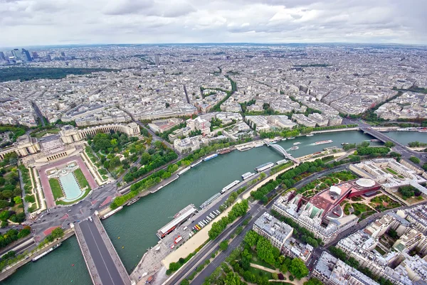 Seine floden i Paris - Stock-foto