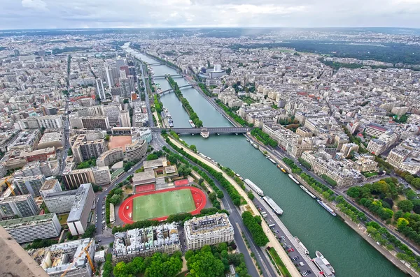 Paris, udsigt fra luften - Stock-foto