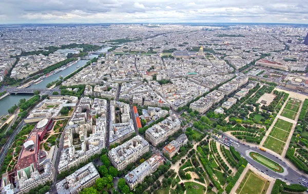 Paris, udsigt op - Stock-foto