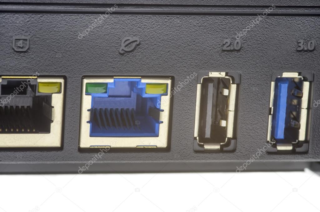 Wireless router ports