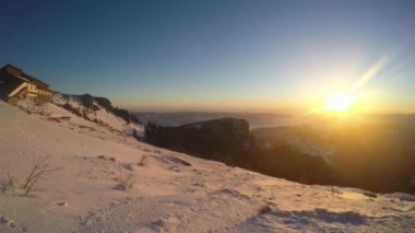 Dochia dağ Sunrise panorama