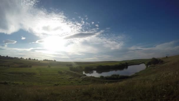 Escena rural time lapse — Vídeo de stock