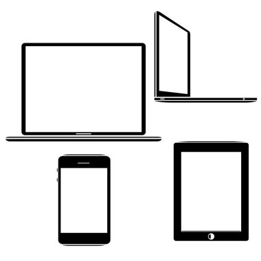 bilgisayar ve gadget simgeler