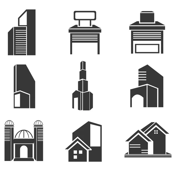 Conjunto de ícones de construção —  Vetores de Stock