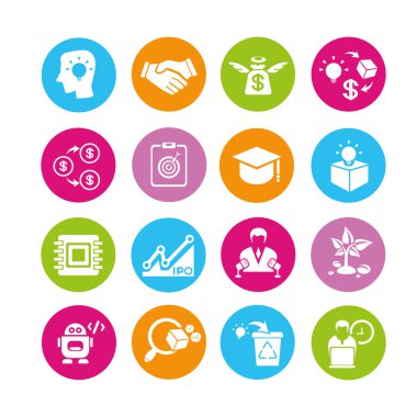 başlangıç ve girişimci simgeler