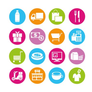 E ticaret Icons Set