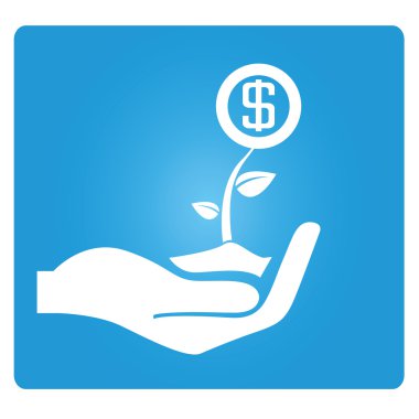 hand holding money clipart