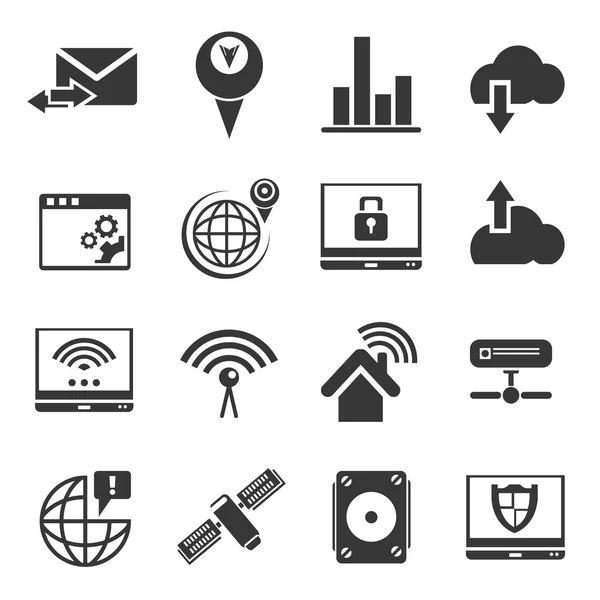 Communication and internet icons — Stock Vector