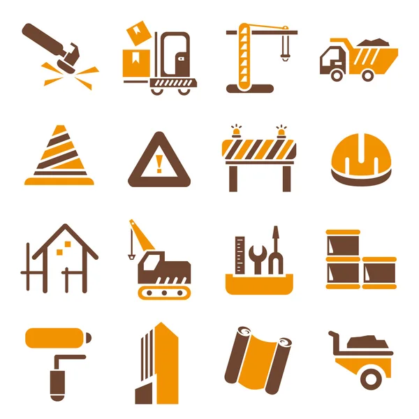 Conjunto de ícones de construção — Vetor de Stock