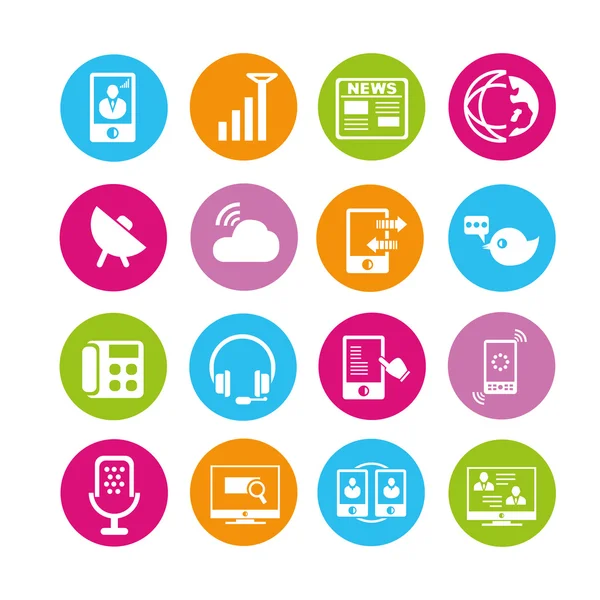 Sosyal medya ve iletişim simgeleri