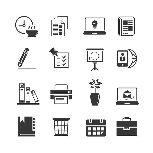 Office icons set — Stock Vector