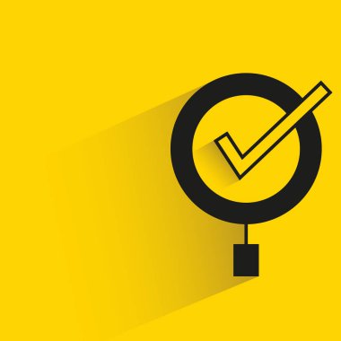 Gölge sarısı arkaplan işaretini büyüt ve işaretle