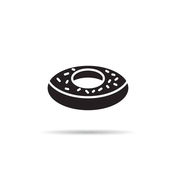 Vetor Ícone Donut Padaria —  Vetores de Stock