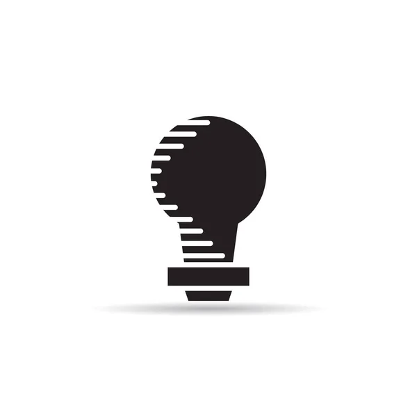 Ampoule Icône Créativité Vecteur — Image vectorielle