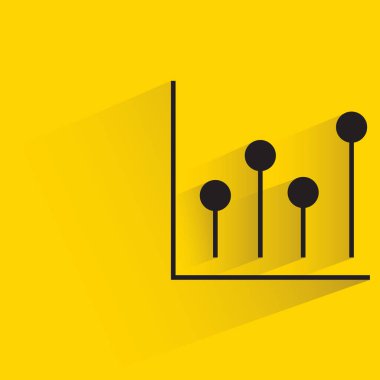 Sarı arkaplanda veri tablosu bırakma gölgesi