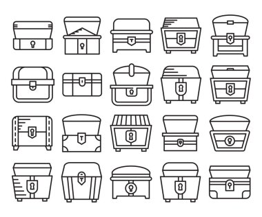 hazine sandığı simgeleri satır biçimi