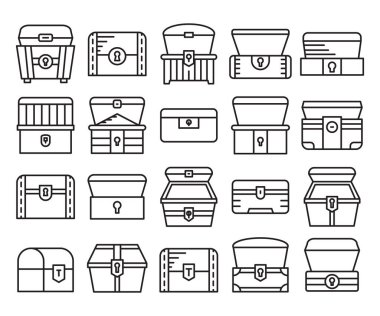 hazine sandığı simgeleri satır biçimi