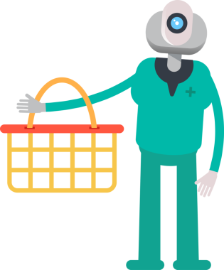 İnsanımsı Doktor Karakteri Alışveriş Sepeti