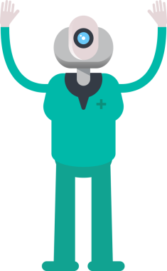 İnsanımsı Doktor Karakteri Ellerinizi Kaldırın