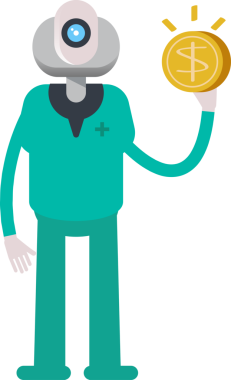 İnsansı Doktor Karakteri Doları Tutuyor