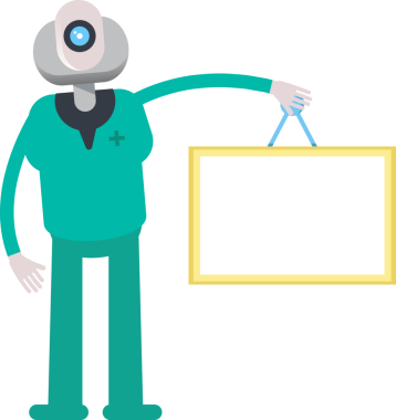 İnsansı Doktor Karakteri Boş İmza Tutuyor