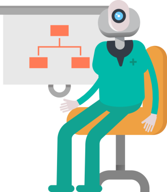 İnsansı Doktor Karakteri Organizasyon Çizelgesini Sunar