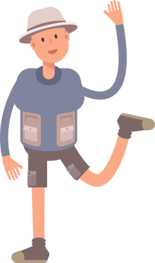 Turist Karakteri Rahatlatıcı Resimler